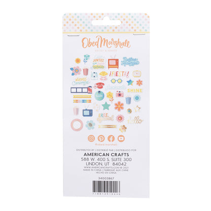 OM Especial Ephemera Icons - Gold Foil (40 piece)