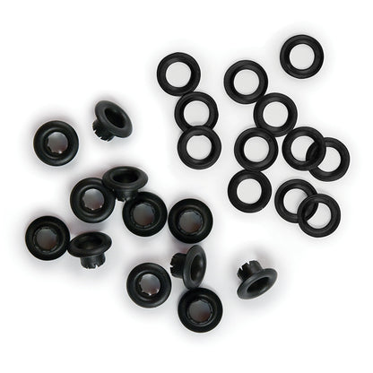 WR 3/16 Eyelets and Washers (70 piece) Black