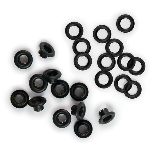 WR 3/16 Eyelets and Washers (70 piece) Black