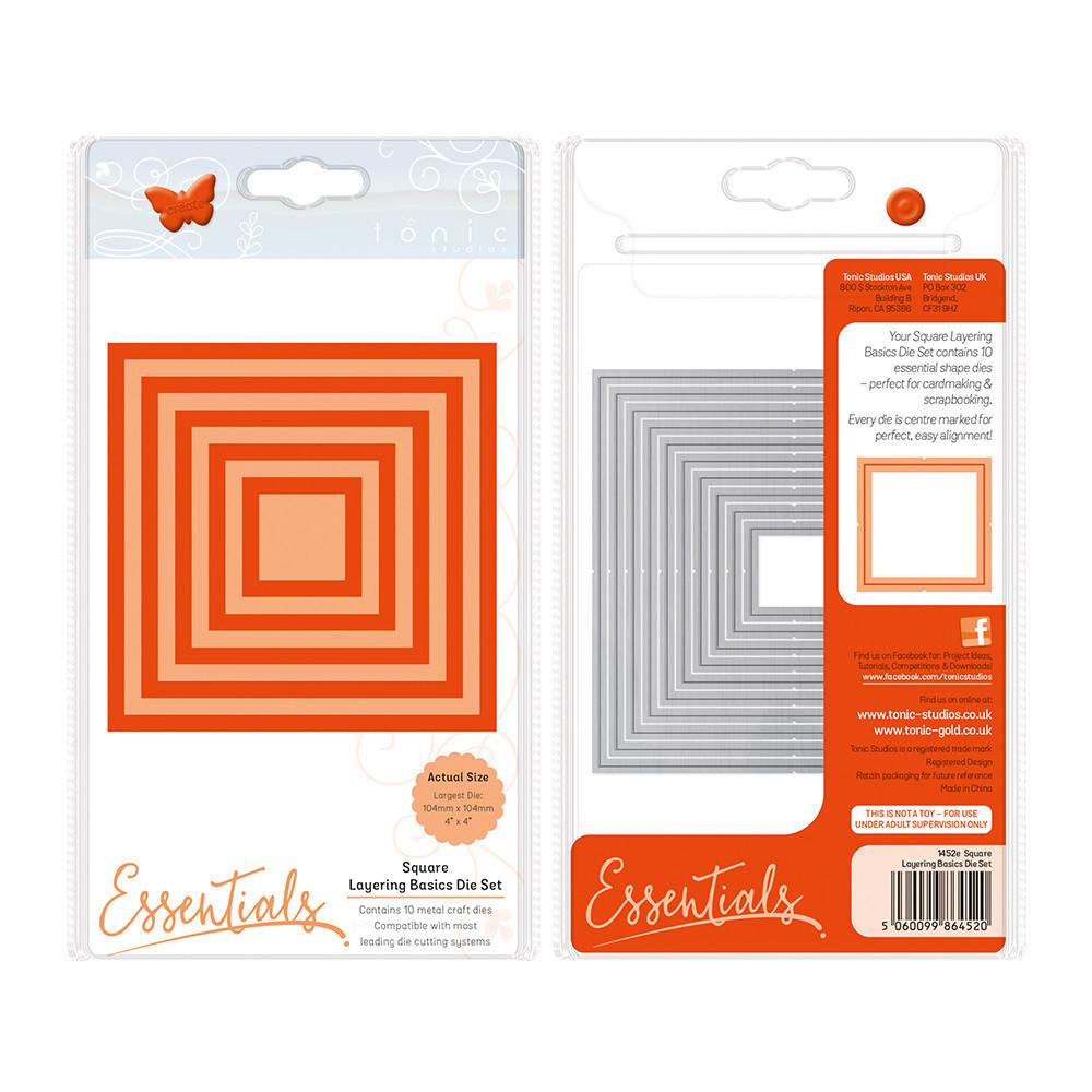 Tonic Layering Basics Die Set - Squares