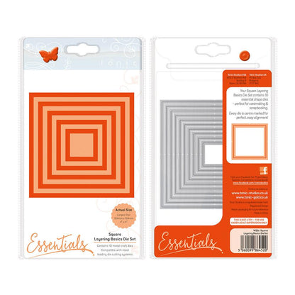 Tonic Layering Basics Die Set - Squares