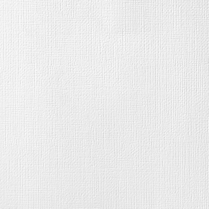 AC 12x12 Weave Cardstock - White