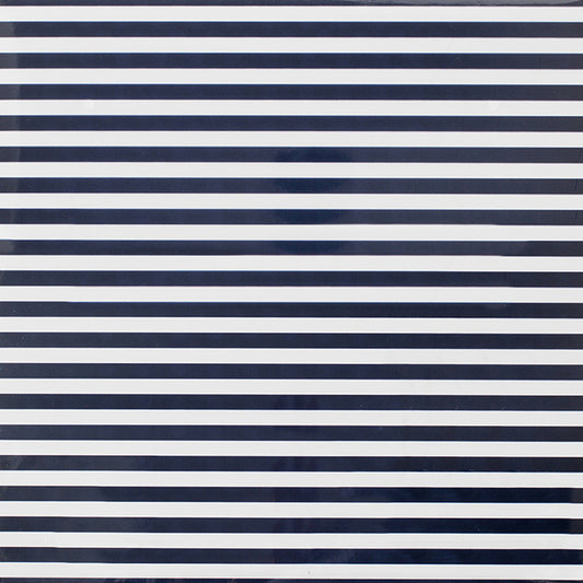 Bazzill 12x12 Printed Acetate - Admiral Stripe