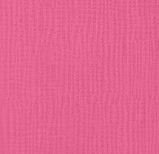 AC 12x12 Weave Cardstock - Raspberry