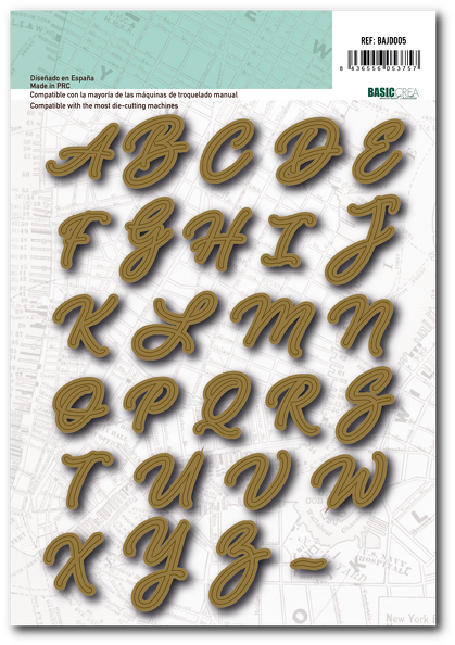 Speakeasy - Alphabet Metal Die (Capital)