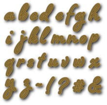 Load image into Gallery viewer, Speakeasy - Alphabet Metal Die (Lower)
