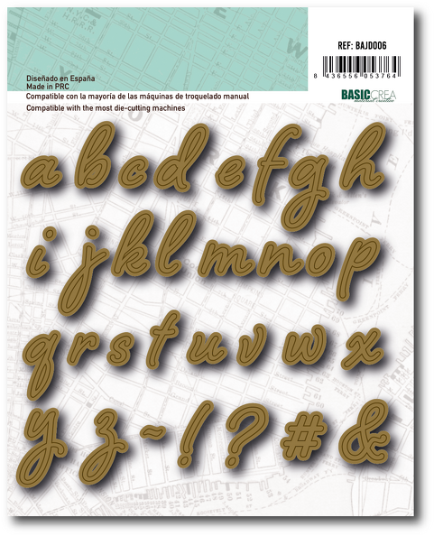 Speakeasy - Alphabet Metal Die (Lower)