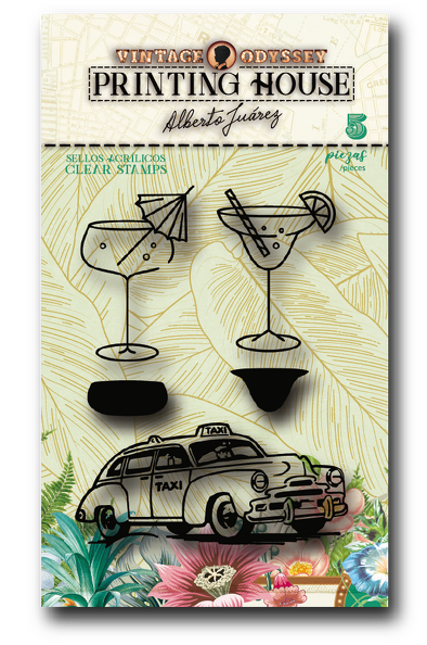 Speakeasy - "Cocktail" Clear Stamps