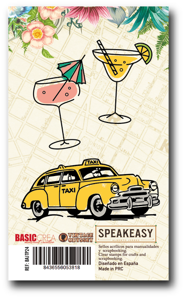 Speakeasy - "Cocktail" Clear Stamps