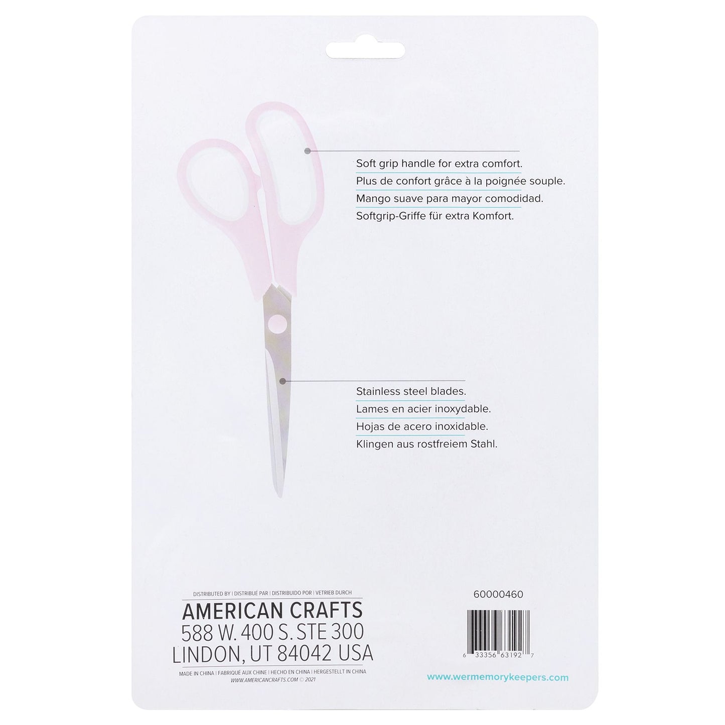 WR Craft Scissors - Pink (3 piece)