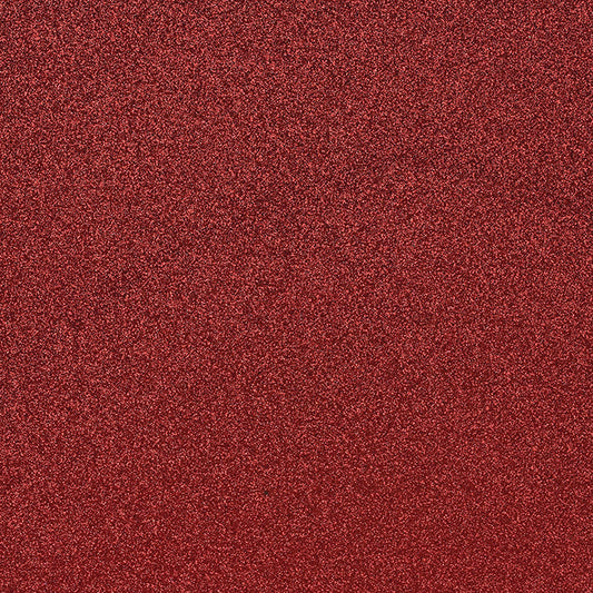 AC 12x12 Glitter Cardstock - Rouge