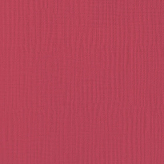 AC 12x12 Weave Cardstock - Crimson