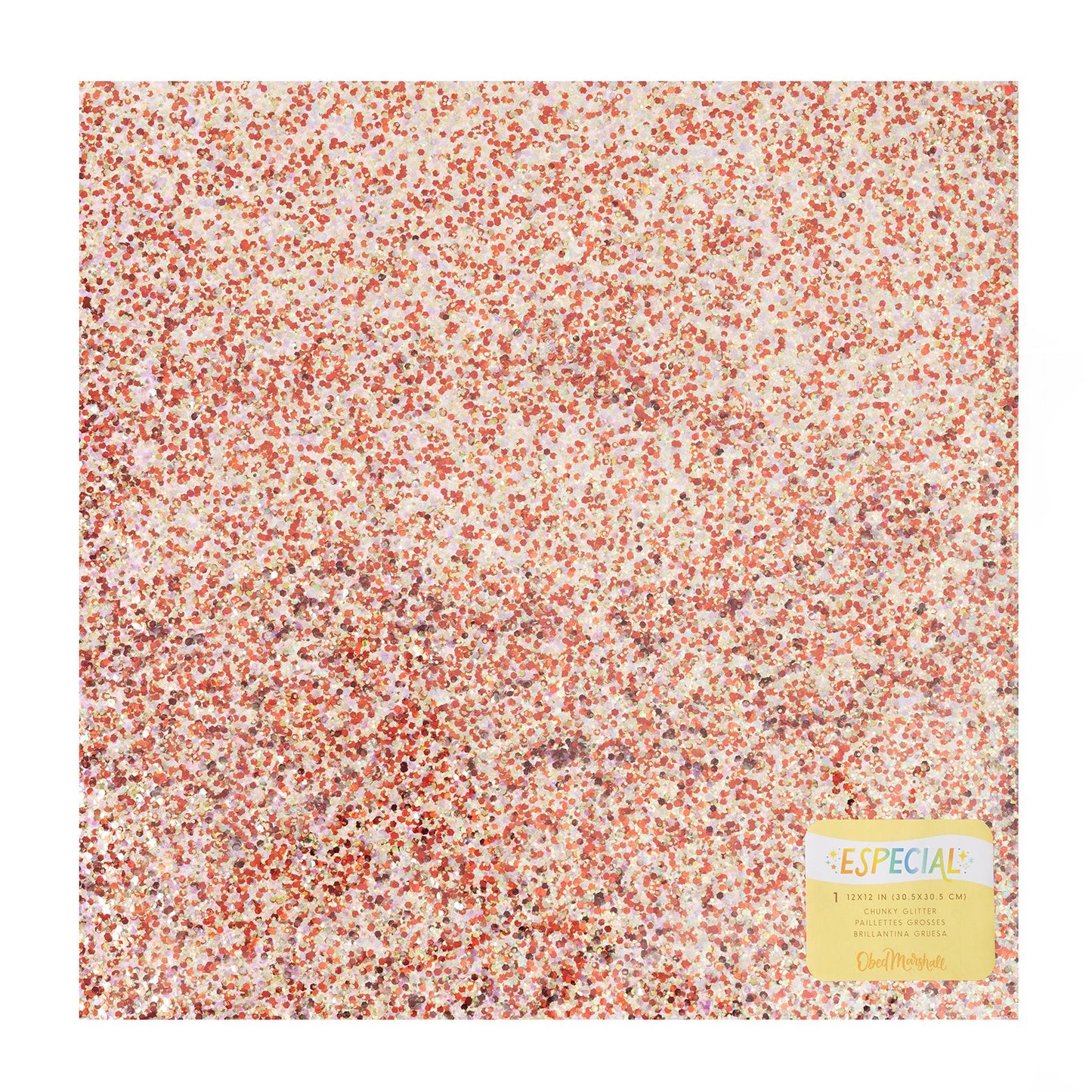 OM Especial Specialty Paper - 12x12 Chunky Glitter Cardstock