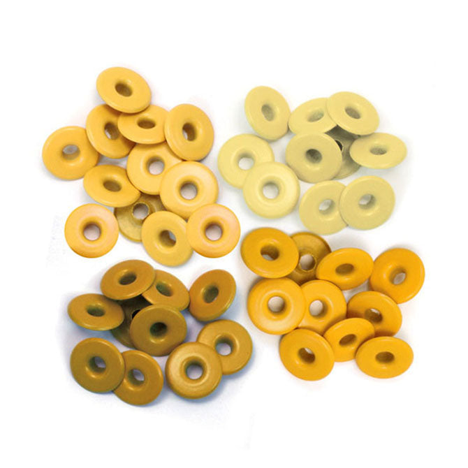 WR Wide Eyelets (32 piece) Yellow