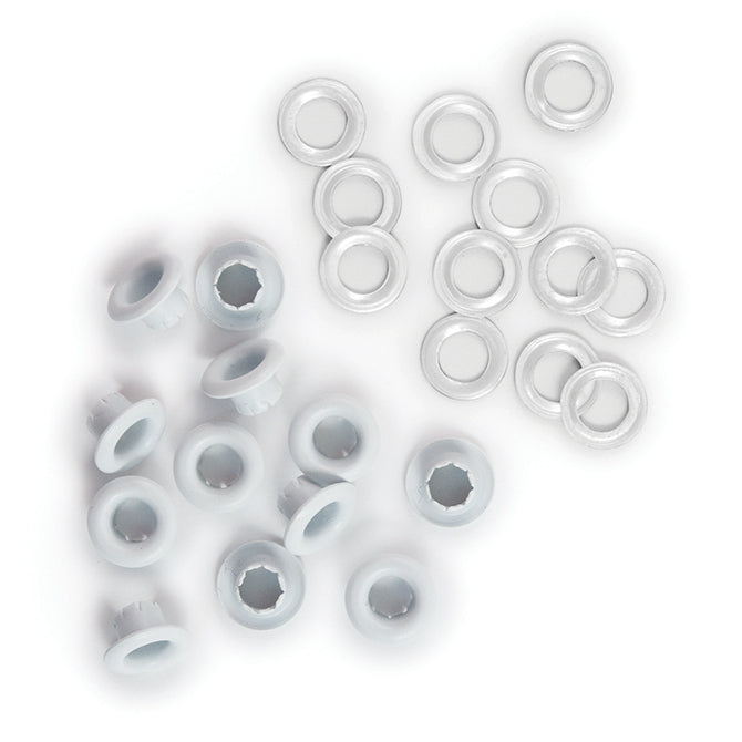 WR 3/16 Eyelets and Washers (60 piece) White