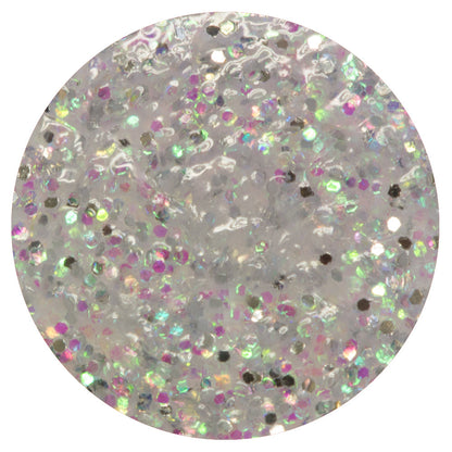 Nuvo Glitter Drops - Silver Crystals