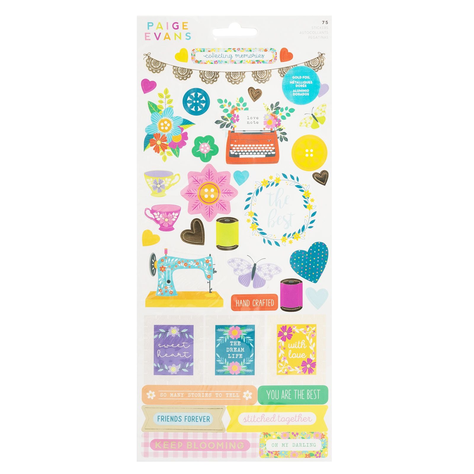 PE Splendid 6x12 Sticker Sheet (75 stickers) – Miss Scrap Craft Store