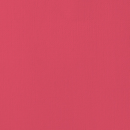 AC 12x12 Weave Cardstock - Cherry