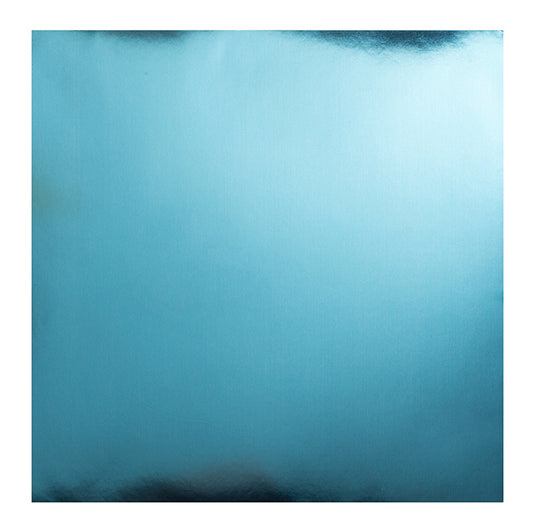 Bazzill 12x12 Foil Cardstock - Baby Blue