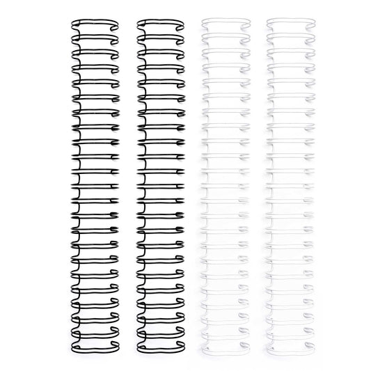 WR Cinch Wire 1" Black and White (4 piece)