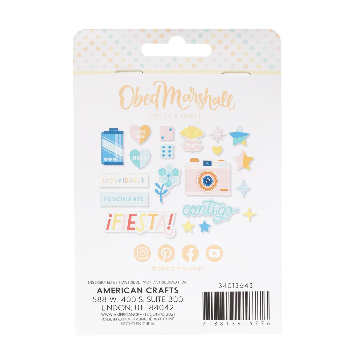 OM Especial Acrylic Shapes (20 piece)