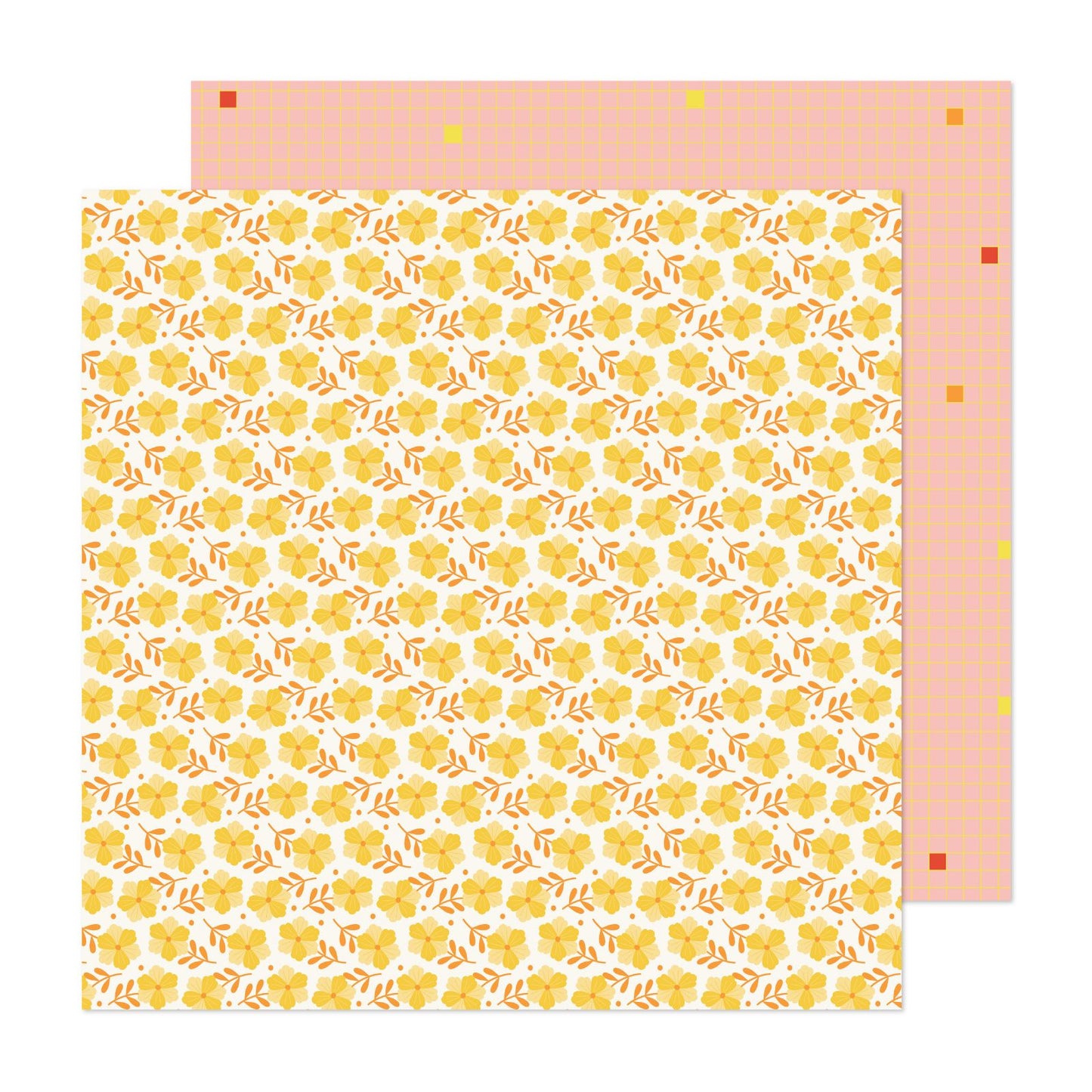 OM Especial - Papel 12x12 Floreado (Flowery)