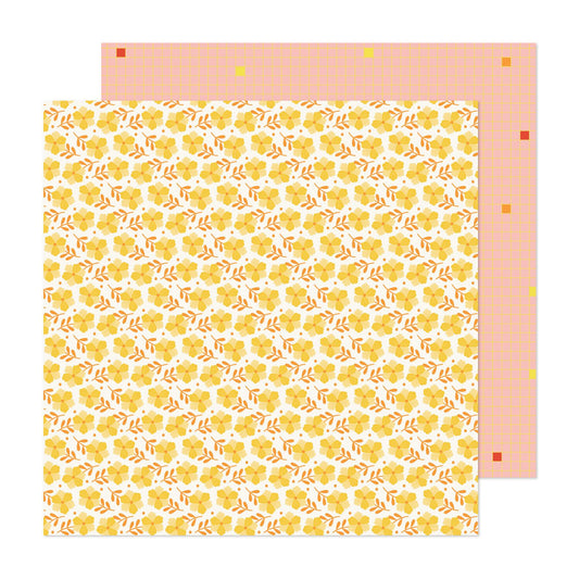 OM Especial - Papel 12x12 Floreado (Flowery)