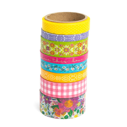 PE Splendid Washi Tape Set - Gold Foil (8 piece)