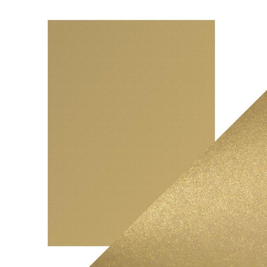 Craft Perfect Pearlescent Card - Majestic Gold (5/pack)