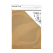 Load image into Gallery viewer, Craft Perfect Brown Kraft Card (10/pack)

