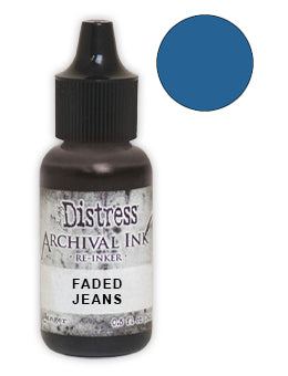 Distress Archival Ink Reinker - Faded Jeans