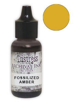 Distress Archival Ink Reinker - Fossilized Amber