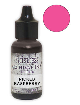 Distress Archival Ink Reinker - Picked Raspberry