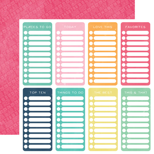 Checklists