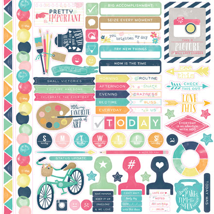 Creative Agenda Element Sticker Sheet