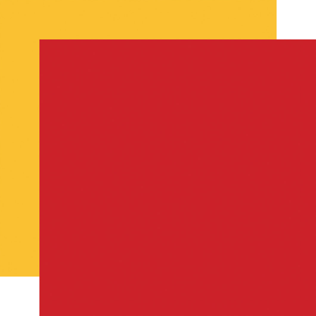 Red/Yellow Coordinating Solid Cardstock