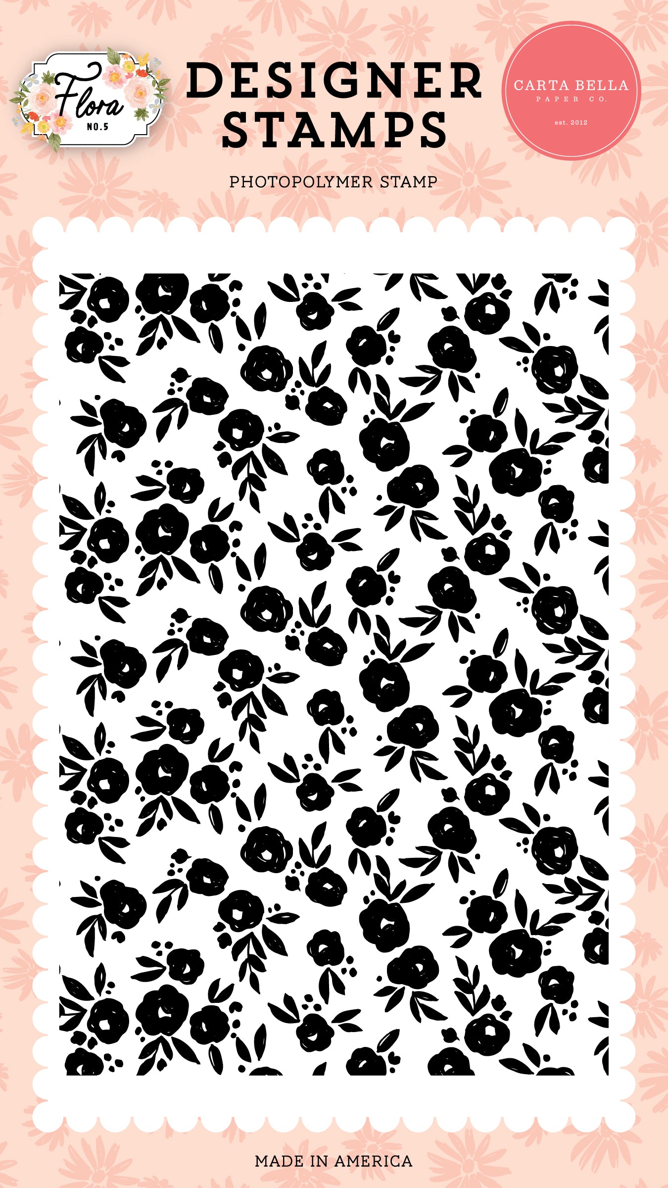 Flora No. 5 - Happy Floral Background Stamp Set