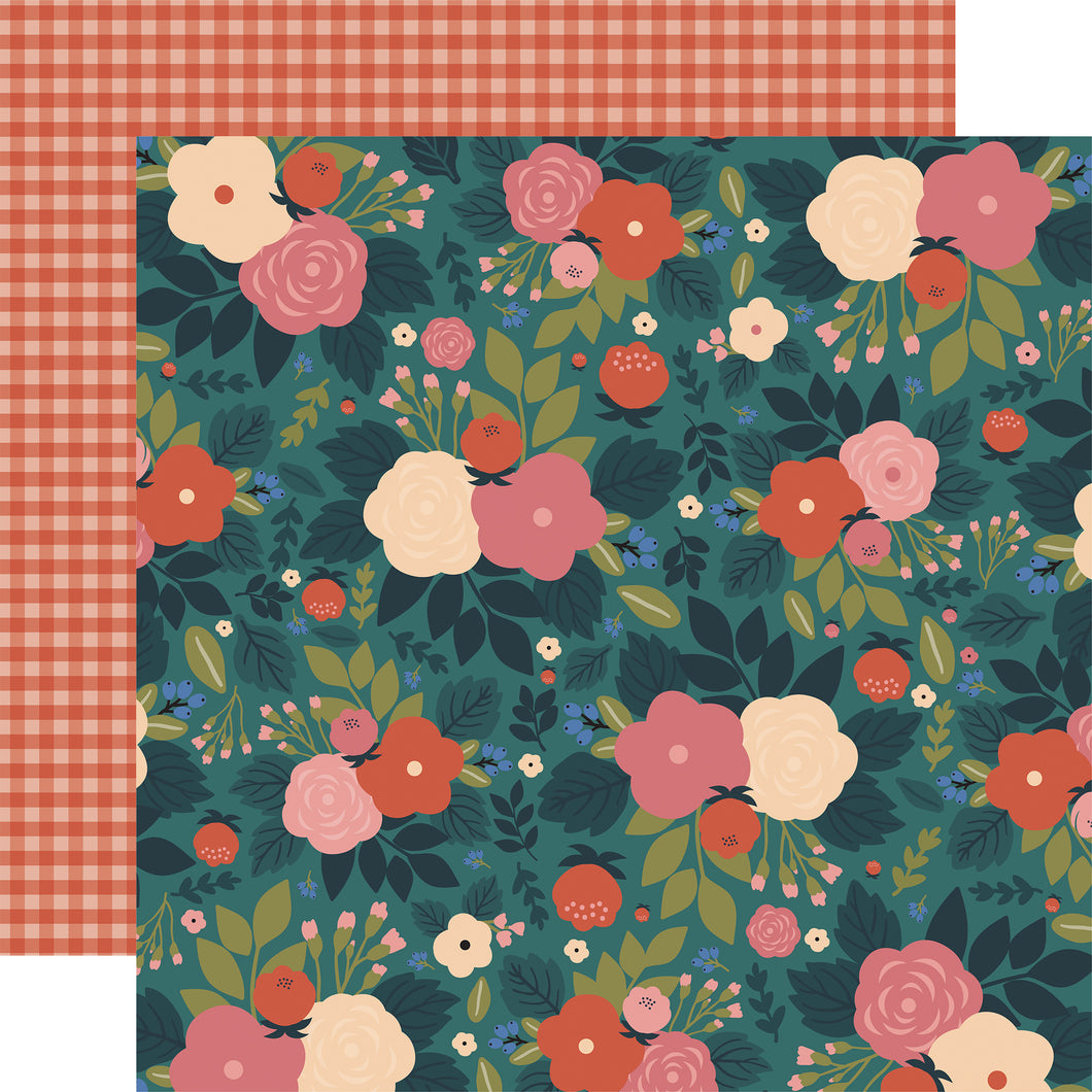 Wake Up and Smell the Flowers - 12x12 patterned paper