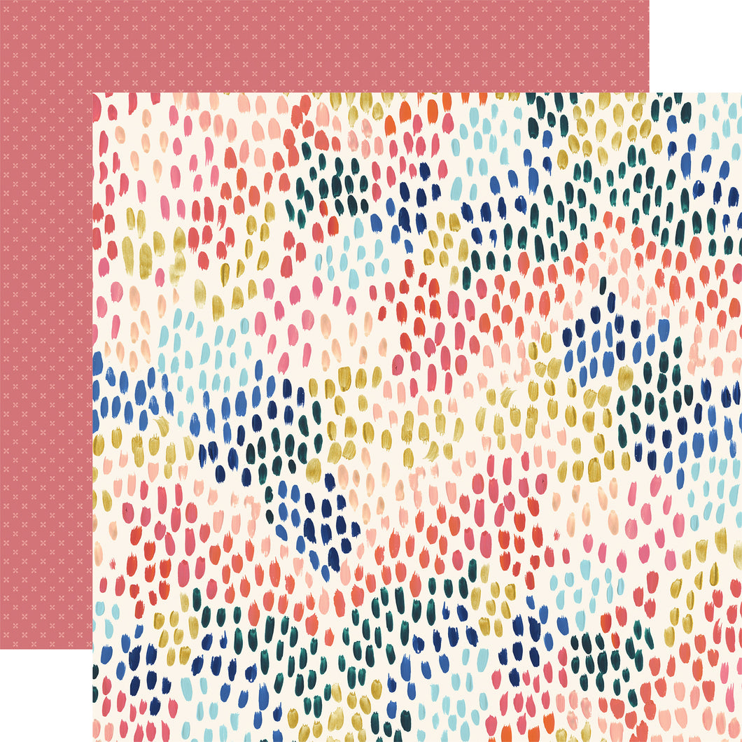 Coffee Runs - 12x12 patterned paper