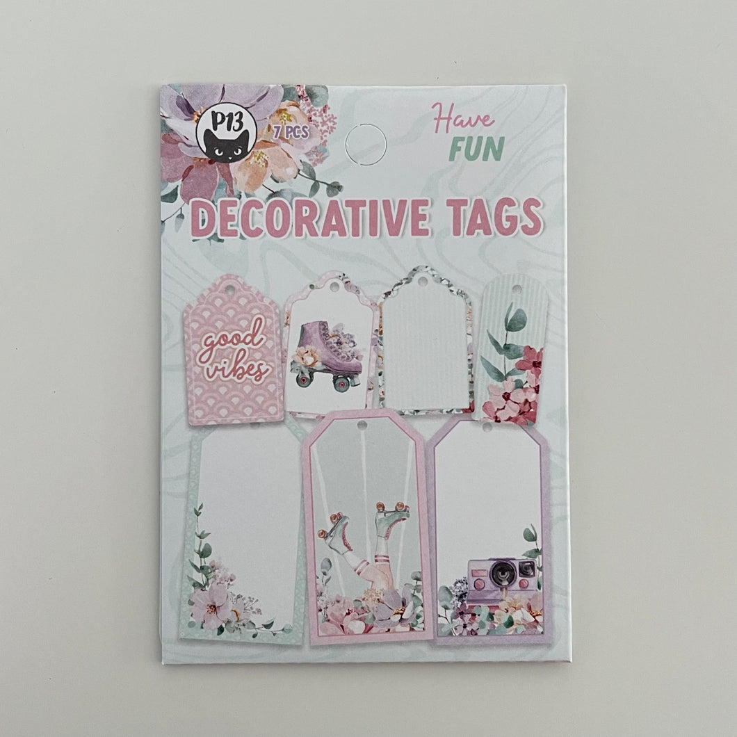Have Fun Double-Sided Cardstock Tags 7/Pkg