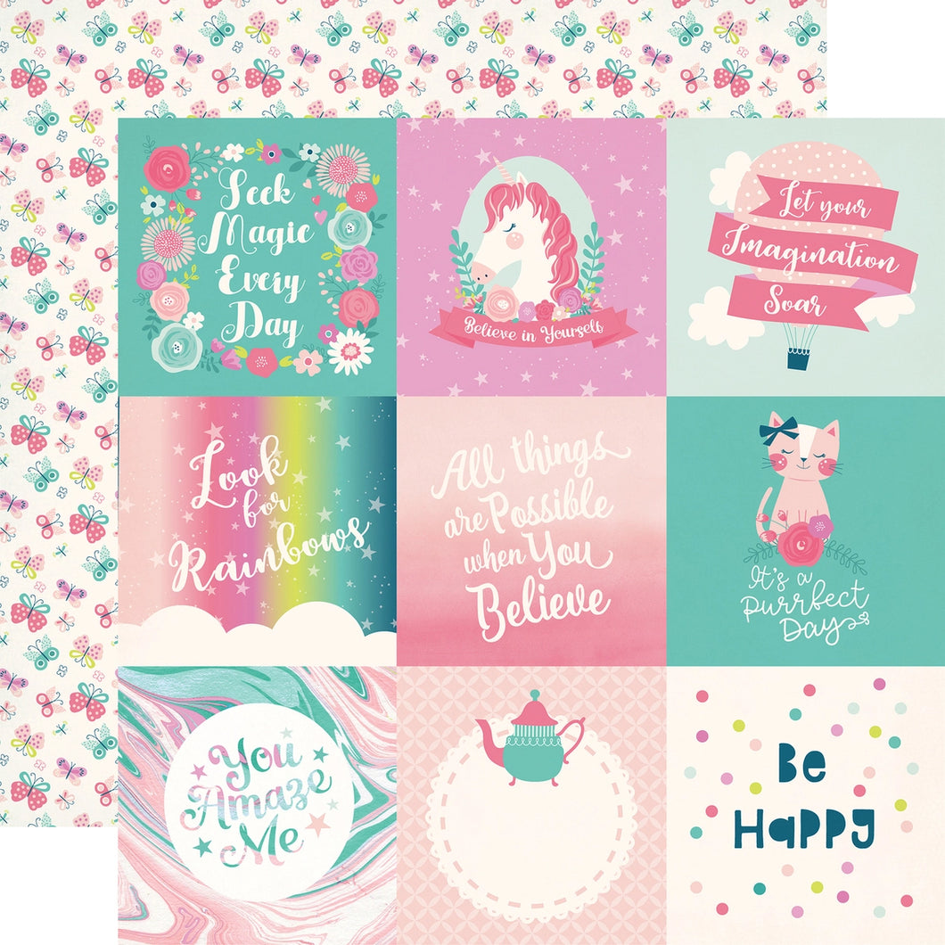 Imagine That Girl - 4x4 Journaling Cards