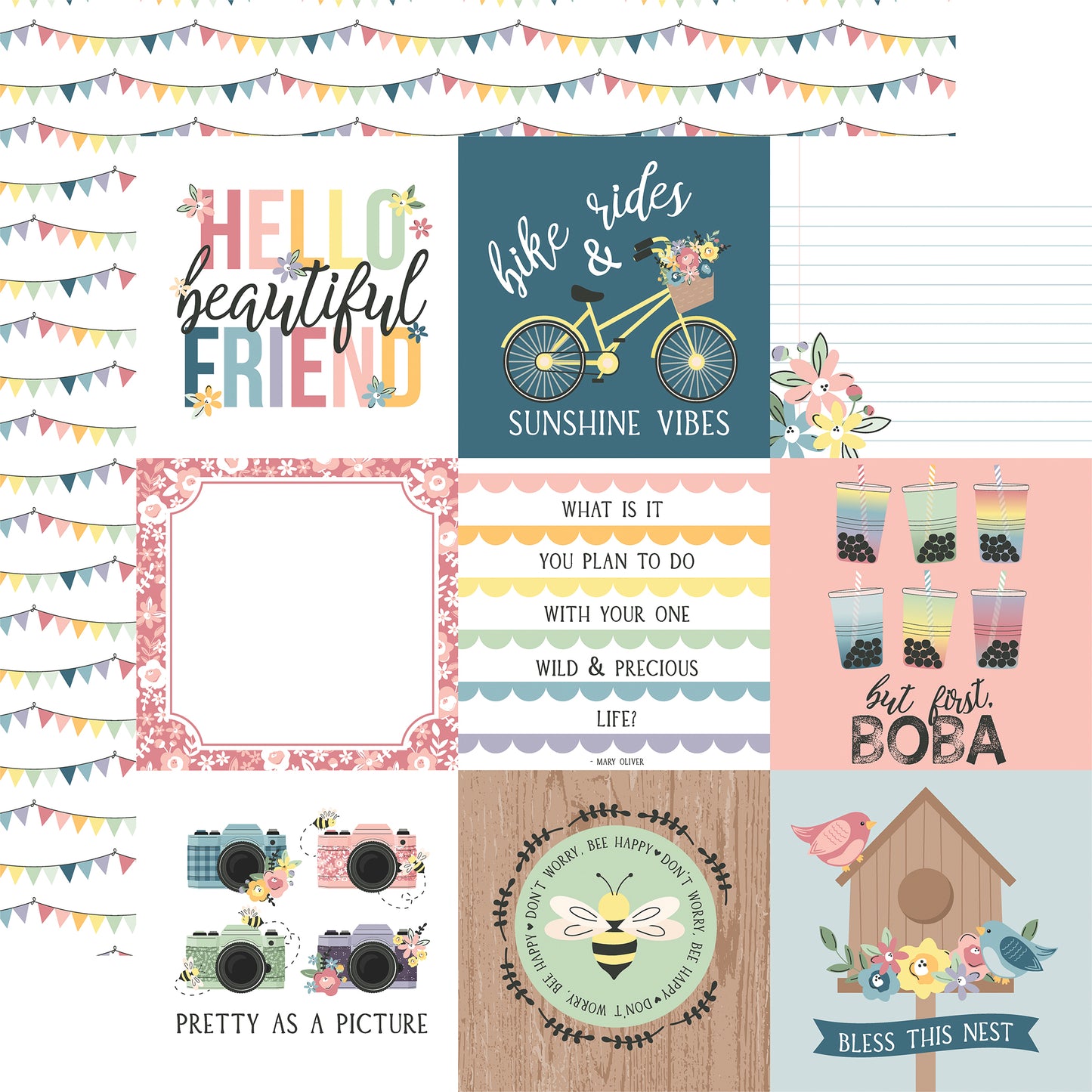 New Day 4x4 Journaling Cards