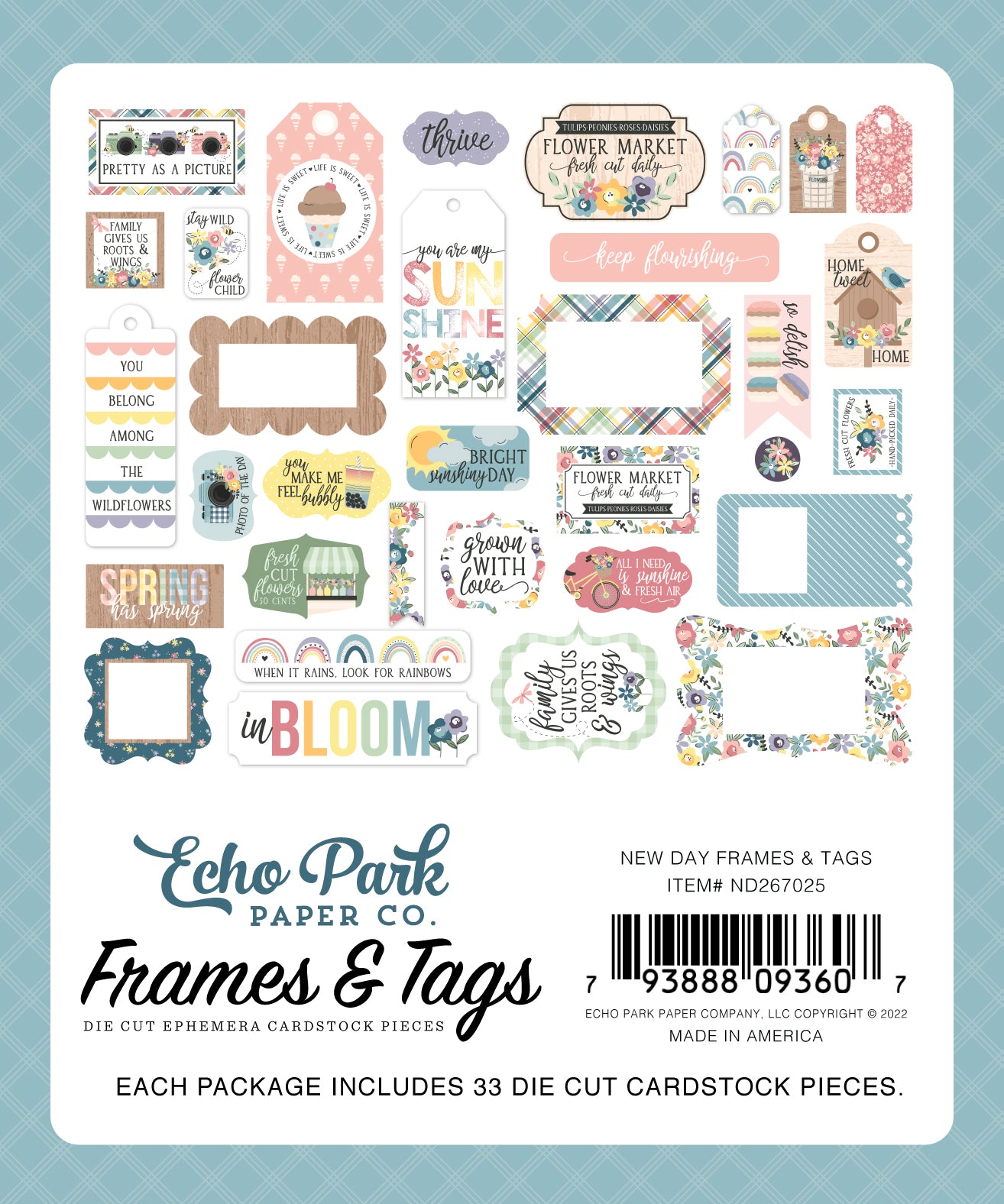 New Day Frames & Tags