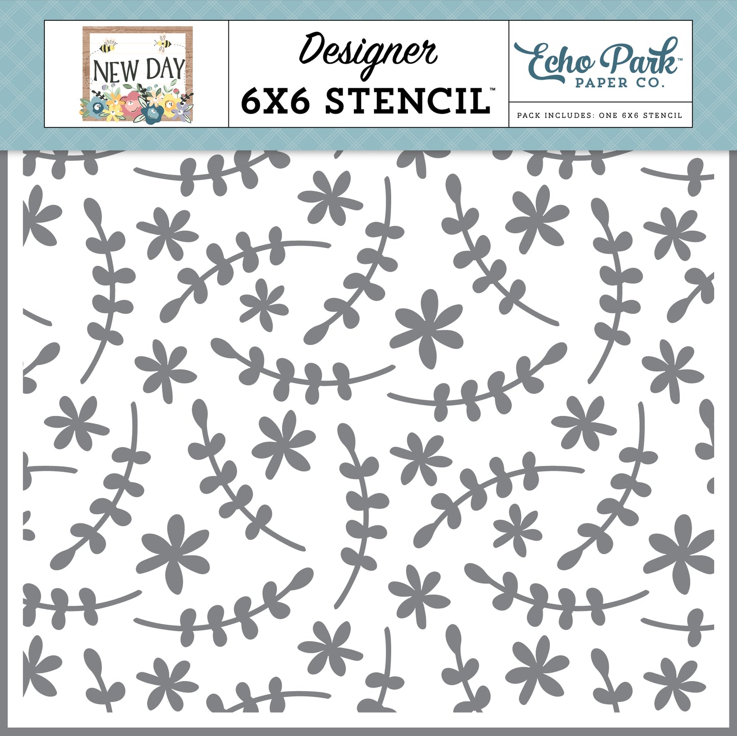 Springtime Florals Stencil