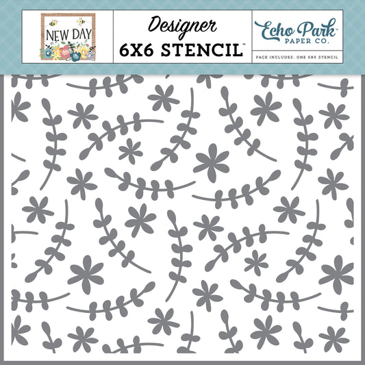 Springtime Florals Stencil