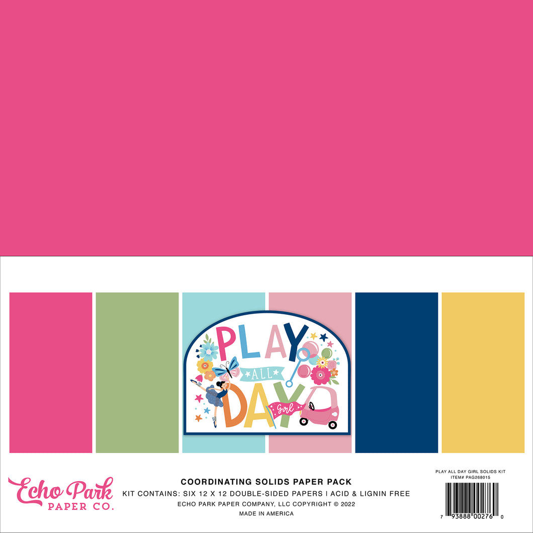 Play All Day Girl Solids Kit