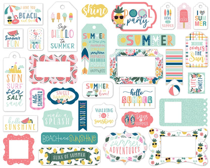 Pool Party Frames & Tags