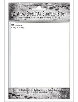 Distress Specialty Stamping Paper - 20 sheets