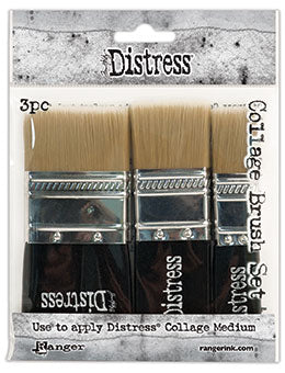 Distress Collage Brush Set - 3 pk