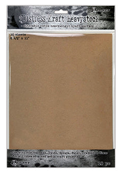 Distress Kraft Heavystock - 10 sheets